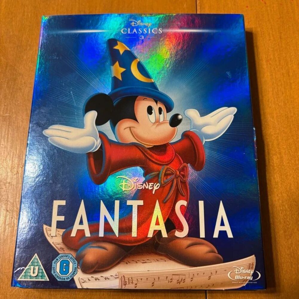 Disney Fantasia Blu-ray Disney Classics 3 Region B Import Excellent